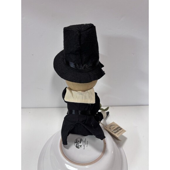 Joe Spencer Gathered Traditions Adam & Eve Pilgrims Thanksgiving Fall Decor - Picture 5 of 14